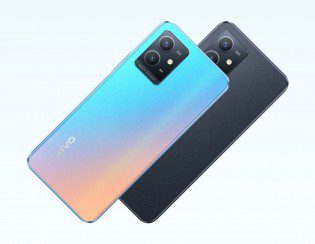 vivo Y30 5G in Rainbow Fantasy and Starlight Black