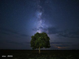 A nighttime comparison between vivo's upcoming flagship and an unnamed competitor