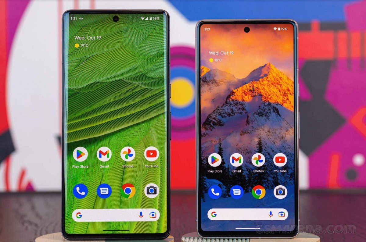 Google Pixel 7 Pro and Google Pixel 7