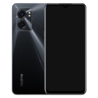 Realme V23i in Mountain blue and Jade black colors